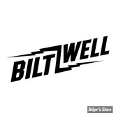 AUTOCOLLANT BILTWELL - BOLT STICKER BLACK 12"