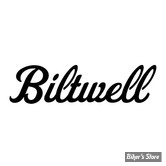 AUTOCOLLANT BILTWELL - SCRIPT STICKER BLACK 9"
