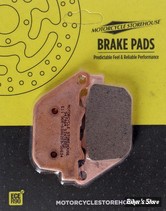 PLAQUETTES - 42836-04 / 42029-07 - ARRIERE - MCS - SINTERED - ECE R 90