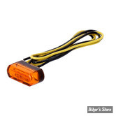 CLIGNOTANT A LEDS -  FASTLINE LED LIGHT TURN SIGNAL - CABOCHON : ORANGE - LA PIECE