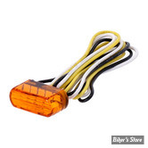 FEU A LEDS - FASTLANE - LED LIGHT, TURN SIGNAL WITH POSITION LIGHT - 2 FONCTIONS - CABOCHON : ORANGE