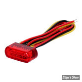 FEU A LEDS - FASTLANE - FASTLINE LED LIGHT TAILLIGHT WITH BRAKE LIGHT -  2 FONCTIONS - CABOCHON : ROUGE