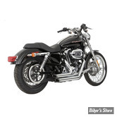 ECHAPPEMENT - THORCAT / VANCE & HINES - SPORTSTER 04/13 - ANARCHY 2-1/2" SHORT SHOTS - HOMOLOGUE ECE - CHROME