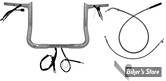 KIT DE MONTAGE EZ INSTALL GUIDON / CABLAGE - FAT BAGGERS INC - EZ Install Wired Handlebars 1-1/4″ Pointed Top - FLHX/SE 23UP  - HAUTEUR : 30.50 CM / 12" - CHROME - 949012
