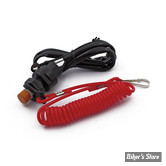 COUPE CONTACT - MCS - EMERGENCY IGNITION KILL SWITCH - CLIP-ON LANYARD WITH WIRING