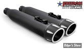 - SILENCIEUX FREEDOM PERFORMANCE - TOURING 95/16 - COMBAT - NOIR / EMBOUTS : NOIR SCULPTE - HD00412
