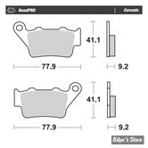 - PLAQUETTES ARRIERE - PAN AMERICA RA1250 21UP - OEM 41300241 - MOTO MASTER - ROADPRO BRAKE PADS - CERAMIQUE - 403404