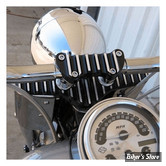 POTENCE DE RISERS - COVINGTONS CUSTOMS - HANDLEBAR TOP CLAMP - FINNED - NOIR - C1225-B