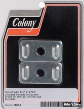 ECLATE O - PIÈCE N° 13 - PLATINES DE TENDEURS DE ROUE - OEM 41113-90 - DYNA 91/05 - COLONY - ZINC - 3596-2