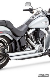  - ECHAPPEMENT VANCE & HINES - SHORTSHOTS STAGGERED PCX - SOFTAIL 00/17 - CHROME - 17339