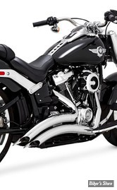 -  ECHAPPEMENT VANCE & HINES - BIG RADIUS 2 EN 2 PCX - SOFTAIL 18UP FATBOY / BREAKOUT - CHROME - 26375