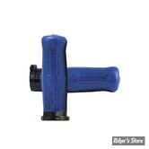 - Poignees Avon caoutchouc - COKE BOTTLE LOOK - Old School BLEU METALFLAKE - AVEC TIRAGE -  (NEUF: NI REPRIS, NI ECHANGEE)