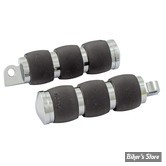 REPOSES PIEDS AVON -  FOLDING CHROME - Reposes pieds AVON Performance - Air Cushion - Chrome - FP-AIR-90-CH