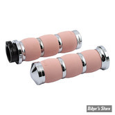 POIGNEES AVON - AIR CUSHION GRIPS - PINK / CHROME