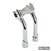 - RISERS ET POTENCE - BILTWELL - MURDOCK PULLBACK - HAUTEUR : 8" - CHROME