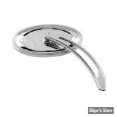 RÉTROVISEUR ARLEN NESS - Oval Stepped Mirror - CHROME - 13-044