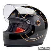 CASQUE INTEGRAL - BILTWELL - GRINGO S / ECE R22.06 - NOIR BRILLANT FLAME / GLOSS BLACK FLAME - TAILLE S