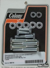 DOC D / N° 03 - Kit de visserie de carter superieur - Rotary BT 79/85 - 2881W / 2872W - HEXAGO / ZINC - 9657-8 