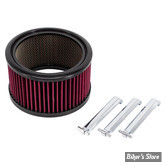 ELEMENT FILTRANT - TRASK PERFORMANCE - BIG POWER - SUPPORTS  : CHROME - TM-1020-BPCH