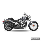 ECHAPPEMENT COMPLET KESSTECH - SOFTAIL 103CI 12/16 - 2IN2 3" - 30° - ESM3 - FINITION : NOIR / EMBOUT : Straightcut Short NOIR - 120-5106-757 - ECE