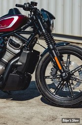 GARDE BOUE AVANT- SPORTSTER RH975 22UP - CULT WERK - FRONT FENDER OLD SCHOOL - NOIR BRILLANT - HD-NSR004