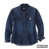 CHEMISE - CARHARTT -  MIDWEIGHT WOMEN DENIM SHIRT - TAILLE : S