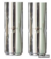 ECLATE N - PIECE N° 45 - TUBES DE FOURCHES 41MM FL77/84 - 20 3/4 - CUSTOM CYCLE ENGINEERING - SHOW CHROME