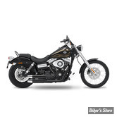 ECHAPPEMENT COMPLET KESSTECH - DYNA 96CI 07/13 - 2IN2 3" Shotgun-Low  ESM2 - FINITION : NOIR / EMBOUT : TAPERED CHROME - 070-5139-791 - ECE