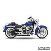 SILENCIEUX KESSTECH - SOFTAIL 103CI FLS / FLSTN 12/16 - 2IN2 3" HIGH SLIP-ONS ESM3 - FINITION : NOIR / EMBOUT : Straightcut Roundend Black noir mat - 120-2172-763