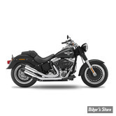 ECHAPPEMENT COMPLET KESSTECH - SOFTAIL 103CI 12/16 - 2IN2 3" - 30° - ESM3 - FINITION : INOX / EMBOUT : TAPERED NOIR - 120-5106-731 - ECE