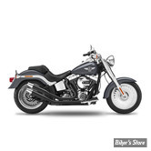 ECHAPPEMENT COMPLET KESSTECH - SOFTAIL 103CI 12/16 - 2IN2 3" - 30° - ESM3 - FINITION : NOIR / EMBOUT : TAPERED CHROME - 120-5106-791 - ECE