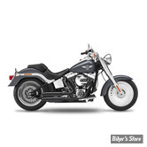 ECHAPPEMENT COMPLET KESSTECH - SOFTAIL 103CI 12/16 - 2IN2 3" - SHOTGUN LOW - ESM3 - FINITION : NOIR / EMBOUT : TAPERED NOIR - 120-5109-751 - ECE