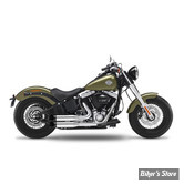 ECHAPPEMENT COMPLET KESSTECH - SOFTAIL 103CI 12/16 - 2IN2 3" - SHOTGUN LOW - ESM3 - FINITION : CHROME / EMBOUT : BIG SLASH NOIR - 120-5109-789 - ECE
