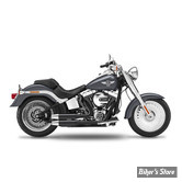 ECHAPPEMENT COMPLET KESSTECH - SOFTAIL 103CI 12/16 - 2IN2 3" - SHOTGUN LOW - ESM3 - FINITION : NOIR / EMBOUT : TAPERED CHROME - 120-5109-791 - ECE