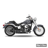 ECHAPPEMENT COMPLET KESSTECH - SOFTAIL 103CI 12/16 - 2IN2 3" - SHOTGUN LOW - ESM3 - FINITION : NOIR / EMBOUT : Straightcut Short POLI - 120-5109-797 - ECE