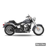 ECHAPPEMENT COMPLET KESSTECH - SOFTAIL 103CI 12/16 - 2IN2 3" - SHOTGUN LOW - ESM3 - FINITION : NOIR / EMBOUT : BIG SLASH CHROME - 120-5109-799 - ECE