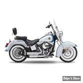 ECHAPPEMENT COMPLET KESSTECH - SOFTAIL 103CI 12/16 - 2IN2 3" - SHOTGUN LOW STAGGERED - ESM3 - FINITION : CHROME / EMBOUT : Straightcut Roundend NOIR - 126-5109-783 - ECE