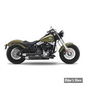 ECHAPPEMENT COMPLET KESSTECH - SOFTAIL 103CI 12/16 - 2IN2 3" - SHOTGUN LOW STAGGERED - ESM3 - FINITION : NOIR / EMBOUT : TAPERED CHROME - 126-5109-791 - ECE