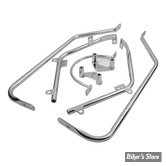 KIT DE SUPPORTS DE SACOCHES RIGIDES - SPORTSTER Cycle Visions Bagster saddlebag mount - CHROME