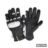 GANTS - BY CITY - AMSTERDAM - BLANC/NOIR - TAILLE XS