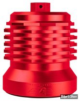 FIGURATI - FILTRE A HUILE - FIGURATI DESIGNS - RÉ-UTILISABLE - Performance Magnetic Oil Filter - FINITION : ROUGE - FDP01-OILFIL-R