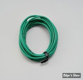 FIL ELECTRIQUE 0.75MM /  COULEUR : VERT - LES 2 METRES