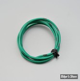 FIL ELECTRIQUE 2.00MM /  COULEUR : VERT - LE METRE