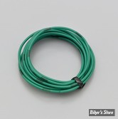 FIL ELECTRIQUE 0.50MM /  COULEUR : VERT - LES 2 METRES