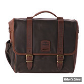 SACOCHE LONGRIDE - CLICK-ON CLASSIC SADDLEBAG WAXED COTTON - 11.50 LITRES - KHAKI