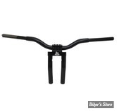 - 32MM - 1 1/4" - GUIDON LA CHOPPERS - KAGE FIGHTER T-BARS - PULLBACK - HAUTEUR : 28.00CM - NOIR BRILLANT - LA-7336-08B