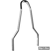 MONTANT DE SISSY BAR - LARGEUR : 8"3/4 / 22.20 CM - DRAG SPECIALTIES - ROUND TAPERED - 8 3/4" - CHROME