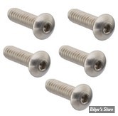 VIS TETE BOMBEE 6-32 X 12.70MM - ALLEN - INOX - LES 5 PIÈCES