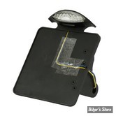 PLAQUE LATERALE - 200 X 200 - SOFTAIL 1984/2007 - CPV -  AVEC FEU MINI LED - NOIR - 0264B