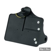 PLAQUE LATERALE - 143 X 210 - SPORTSTER 57UP - CPV - AVEC FEU NIPPLE LED - NOIR - 0286B